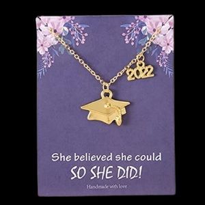 2022 Goldtone Graduate Necklace